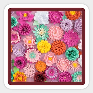 Floral pattern colouful Sticker